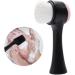 Face Scrubber Manual Face Brush Silicone Face Scrubber 2 in 1 Face Cleansing Brush for Deep Cleaning Exfoliating - Buy Online on GoSupps.com