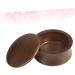 Buy Ipetboom Wooden Shaving Bowl for Men - Wet Shaving Essentials with Lid & Brush | Travel-Friendly Design - Buy Online on GoSupps.com