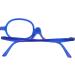 Buy Fashionable Magnifying Makeup Glasses - Blue Flip Down Lens (+4.00) for Perfect Eye Makeup | International Shipping Available - Buy Online on GoSupps.com