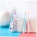 Healeved 4-Piece Toothbrush Set with Dental Floss - Optimal Gum Care for Pregnant Women & Portability | Nylon Manual Toothbrushes - Buy Online on GoSupps.com