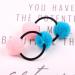 Lurrose 10-Piece Pom Pom Hair Tie Set | Fluffy Elastic Hair Bands for Women & Girls | Stylish Fur Ball Ponytail Holders | International Shipping Available - Buy Online on GoSupps.com