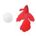 Plastic fish floating fish artificial movable fish ornament decorations for aquarium fish pet requirement (red Betta-Fisch) Red Betta-Fischen