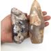 Beautiful 1 Piece Natural Cherry Blossom Agate Quartz Crystal Free Stone Crystal Stone Mineral Specimen (Color : 250-300 Grams) - Buy Online on GoSupps.com