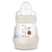 MAM Easy Start Anti-Colic Bottle 0 Months Extra Slow Flow (130ml) Sand - Bottle to Reduce Baby Colic and Discomfort - Breastf