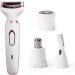 4 in 1 Rechargeable Womens Body Shavers Set - Electric Razor for Women Face, Nose, Eyebrow, Beard, Arm, Leg, Armpit, Bikini - Painless & Portable - Buy Online on GoSupps.com