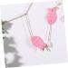 Yardenfun 1 Pc Decor Wedding Ornament Mini Beach Ornament Door Fish Hanging Ornament Pendant Curtain Wooden Pink 102X4.2CM - Buy Online on GoSupps.com