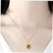 COLLBATH 1 Pc Sunflower Pendant Necklace Necklaces Necklace Girls Neck Jewelry Accessories Miss Chic - Buy Online on GoSupps.com