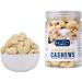 J J Crunch & Munch Whole Unsalted jumbo size w180 Goan Cashew 100% Natural Great for Fresh Roasting Cooking or Baking (Pure natural sweet taste of India) 250gm Pack of 3 Jar - Buy Online on GoSupps.com