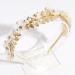 TQUXNGA Delicate Leaf Shape Hair Hoop Baroques Style Girl Woman Taking Photo Headbands Wedding Party Pearl Leaf Shape Headbands - Buy Online on GoSupps.com