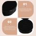 FRCOLOR 8 Pcs Makeup Brush Cleaning Box - Color Removal Sponge Kit for Easy Makeup Removal - Includes Tin Can & Plastic Box - Perfect Eyeshadow & Brush Cleaner - 7x7cm - Buy Online on GoSupps.com