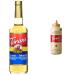 Torani Hazelnut Classic Flavour Syrup 750 Milliliter & White Chocolate Squeeze Sauce 16.5 Fluid Ounce (1 pack)