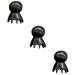 PartyKindom 3 Pcs Octopus Massage Comb Tool Antistatic Yak Horn Horn Consumption