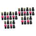 FRCOLOR Simple Puff 20 Sets Mushroom Head Puff Makeup Puffs with Handles Cosmetics Puffs Highlighter Makeup Sponge Safe Puff Powder Puff Beauty Egg Makeup Pad Hydrophilic Polyurethane