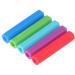Viagasafamido 5-Piece Silicone Baby Bite Ring Set | Safe Healthy Teething Toys | Red Purple Green Blue Sky Blue - Buy Online on GoSupps.com