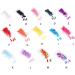 dijiusidy 1 Set Press on Nails Almond Fingernails Stick Solid Color Full Cover Art Decals Salon Supplies DIY Decorations No.12 taro purple - Buy Online on GoSupps.com