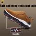Men's Orthopedic Hiking Shoes with Good Arch Support - Breathable, Lightweight, Non-Slip - Size 11, Brown - Buy Online on GoSupps.com