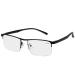 Unisex progressive multifocal reading glasses Blue light filter glasses computer glasses for women men anti fatigue uv blue light block glasses reduction of eye load presbyopia readers 2.50 x black