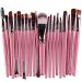 Milopon 20pcs Makeup Brush Set - Essential Eyeshadow Eyeliner Eyebrow & Foundation Brushes for Flawless Cosmetic Application | Ship Internationally - Buy Online on GoSupps.com
