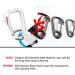 Diving Hook: Stainless Steel Reef Double Hook with Spiral Coil Lanyard & Quick-Release Buckle - Blue - Buy Online on GoSupps.com