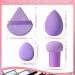Soft And Elastic Color Cosmetics Egg Vibrant Make Up Sponge Achieve Seamless Makeup Looks Effortlessly(Black) - Buy Online on GoSupps.com