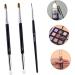 Baluue 1 Set Concealer Brush Makeup Brushe Eyeshadow Brush Makeup Handle Brush Lip Black Man-made Fiber - Buy Online on GoSupps.com
