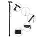 Sminiker Professional Folding Walking Cane with Carrying Bag - Lightweight Adjustable Walking Stick for Men and Women - Aluminum Alloy Shaft (Black) - Buy Online on GoSupps.com