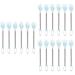 Minkissy 18 pieces finger tickling head massager back massage device metal spatula hand scratch bamboo back shoulder telescopic back scraper backkratz tools car scrapes man plastic