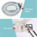 Magnifying Glass Screen 5X/8X/10X/15X/20X Magnifying lamp Folding Reading Desk Cosmetic Repair Welding White Magnifying Lens with LED Light Double The Comfort Vision Blue red white - Buy Online on GoSupps.com