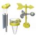 Smoby - Weather set for children - Accessories for Smoby playhouse - Wind chime weather vane rain gauge - From 2 years - 810916