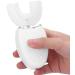 U-Shaped Electric Sonic Toothbrush for Adults | Wireless Charging Tooth Cleaner with Cold Light Teeth Whitening | Oral Care Tool for Travel & Home - White - Buy Online on GoSupps.com