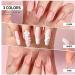 Warm Girl Acrylic Nail Kit Clear Pink White Acrylic Powder Liquid Brush Nail Kit Glitter Powders Nail Art Tips Set Kit set 2 - Buy Online on GoSupps.com