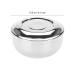 Stainless Steel Shaving Bowl with Lid - Universal Men's Razor Cup for Cream & Soap | Durable & Stylish - Buy Online on GoSupps.com