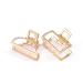 Runmi Gold Metal French Design Hair Clips - Stylish Hair Accessories for Women & Girls - 2pcs International Shipping - Buy Online on GoSupps.com