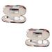 Solustre 2 sentences glasses case with double usage purpose travel glasses organizer glasses container for at home multi-purpose glasses case flocked cloth sunglasses camouflage travel