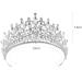 QIAIYALA Silver Rhinestone Tiara Headband for Women and Girls - Ideal for Bridal, Wedding, Prom, Birthday, Cosplay - Buy Online on GoSupps.com