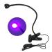 395 NM UV adhesive hardening lamp with swan neck and terminal USB-powered hardening lamp with clamp portable UV adhesive hardening lamp for cell phone repair tools for UV-Gelnail