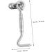 Alipis 2 Pcs Door and Window Hook Heavy Duty Hook Ceiling Hooks Heavy Duty Buckle Hook with Screws Hardware 10.6X3.5CM Silver - Buy Online on GoSupps.com