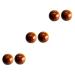 Healeved 6 pc wooden ball Chinese health balls Baoding ball exercises Handballs Train Small massage ball lacrosse balls massage sound balls the ball roll fitness adult
