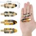 Canitor No Bend Hair Clips 4Pcs - Creaseless Acrylic Resin Tortoise Shell Clips for Women - Buy Online on GoSupps.com