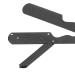 Premium Black Razor Wood & Swing Lock Razor for Precision Barbering | Barber Bart Klinge Rack - Perfect for Men's Grooming - Buy Online on GoSupps.com