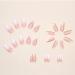 24Pcs Medium Long Square Glossy Gold Glitter French Tip Press on Nails - Full Cover False Nails for Women - Acrylic Manicure Decorations - Buy Online on GoSupps.com