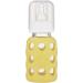 Lifefactory 4 oz Glass Baby Bottles with Silicone (4 Pack) - Banana & Cantaloupe - Buy Online on GoSupps.com