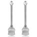 IETONE 2 Pcs Stainless Steel Facial Pore Cleaner Scraper  Double-Head Blackhead Remover Sticks  Metal Extractor Tools for Acne  Comedone  Blackhead  Whitehead  Face Cleaning Shovel Makeup Accessories