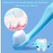 Baby Training Toothbrush Set - Soft Nano Toddler Toothbrush 0-2 Years with Tongue Cleaner | 2 Pack (Blue) - Buy Online on GoSupps.com