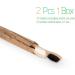 Virgin Forest Bamboo Toothbrush Set - 8 Soft Bristle Eco-Friendly & Biodegradable Natural Wood Charcoal Toothbrushes - Buy Online on GoSupps.com