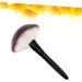 minkissy black makeup Cosmetics Large Powder Foundation Brush Wood Handle Brush blush brush big fan wooden handle brush sector Bamboo - Buy Online on GoSupps.com