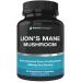 Organic Lions Mane Mushroom Capsules - 1800mg Lion's Mane Mushroom Supplement Grown in USA - Nootropic Brain Supplement and Immune Support - Lions Mane Extract Powder - 90 Veggie Caps