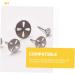 minkissy 4pcs Foot Bearings Hole Design Bearing Easy Installation Grinding Bearing Small Bearing Pedicure Tools Pro Tools Nail Tool Metal Stainless Steel Remover 6.6x3cmx4pcs - Buy Online on GoSupps.com