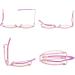 Shop Women's Purple Folding Reading Glasses | Lightweight Portable Readers 1.0 - 3.0 | Ideal for Computer Use - Buy Online on GoSupps.com