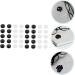 Osaladi Schnapps Glasses - 24 Pairs Slide-Resistant Cover Sunglasses Holder & Accessories | Mini Vitroleros for Glasses Leg Coverage | Durable Silicone Frames - Buy Online on GoSupps.com
